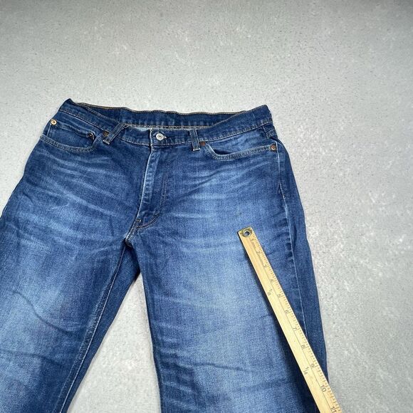 Levis 541 Jeans Mens 36 Blue Denim Tapered Leg Athletic Fit Stretch Pockets - Picture 15 of 15